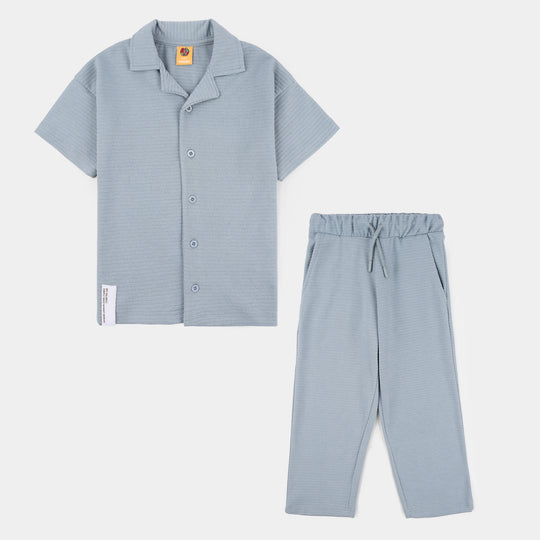 Boys Poly Jersey 2 Piece Suit MY BALANCE-Blue