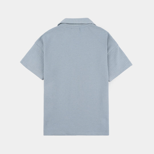 Boys Poly Jersey 2 Piece Suit MY BALANCE-Blue