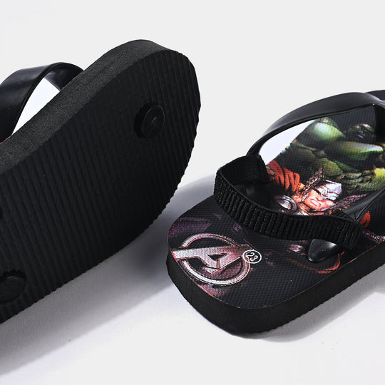 Boys Slipper BB-66-BLACK