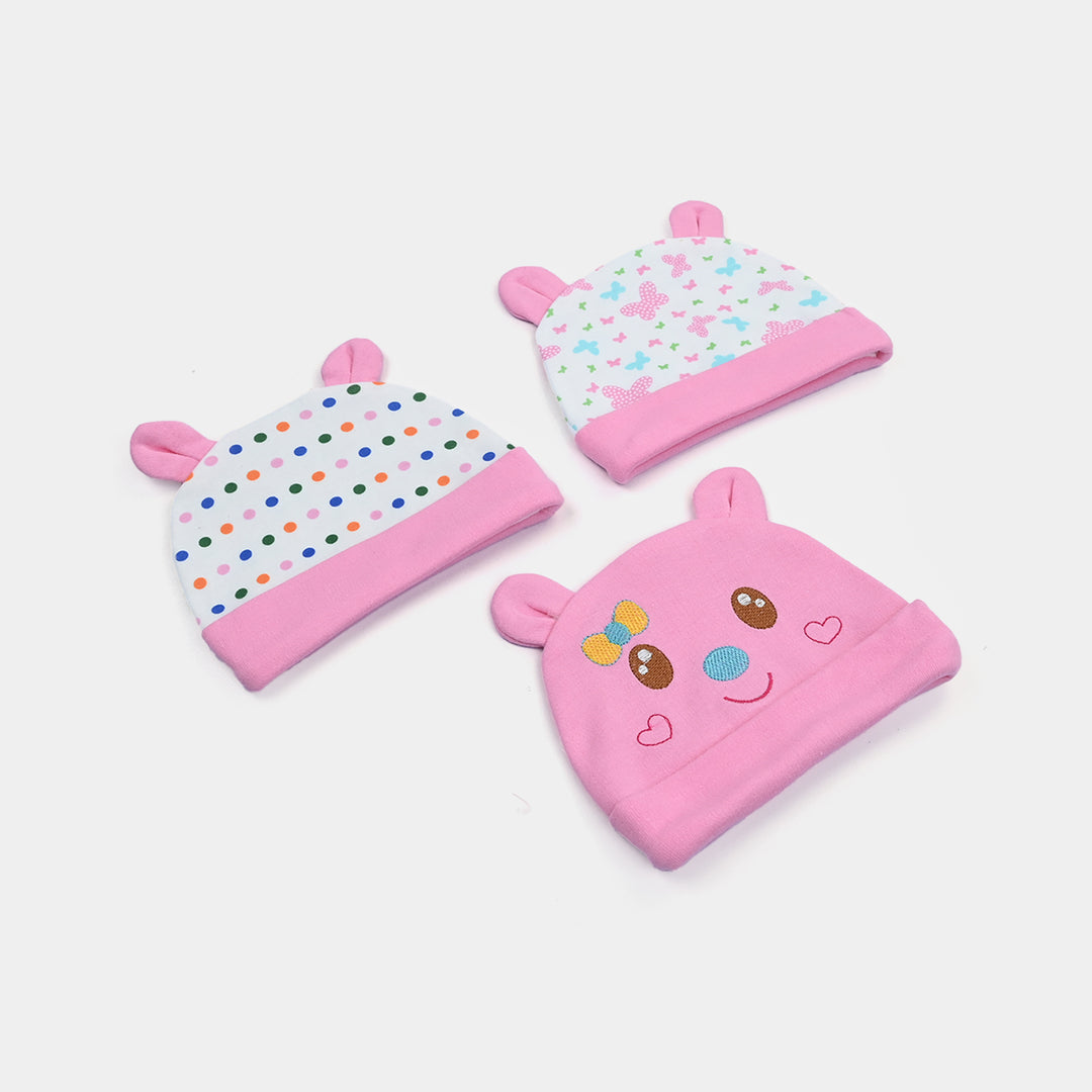 Baby Cap/Hat Set | 3Pcs