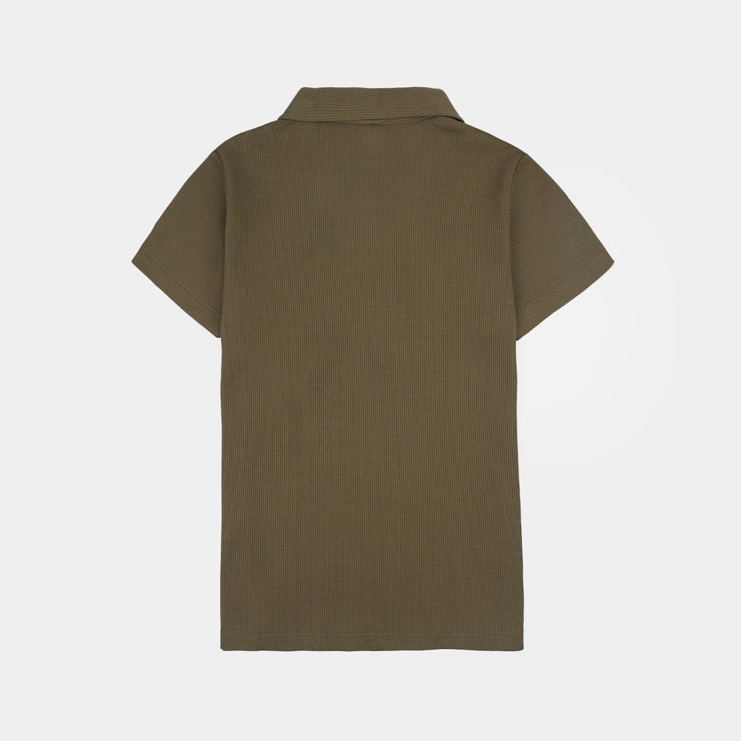 Boys Thermal 2-Piece Suit (Find Joy) - Green