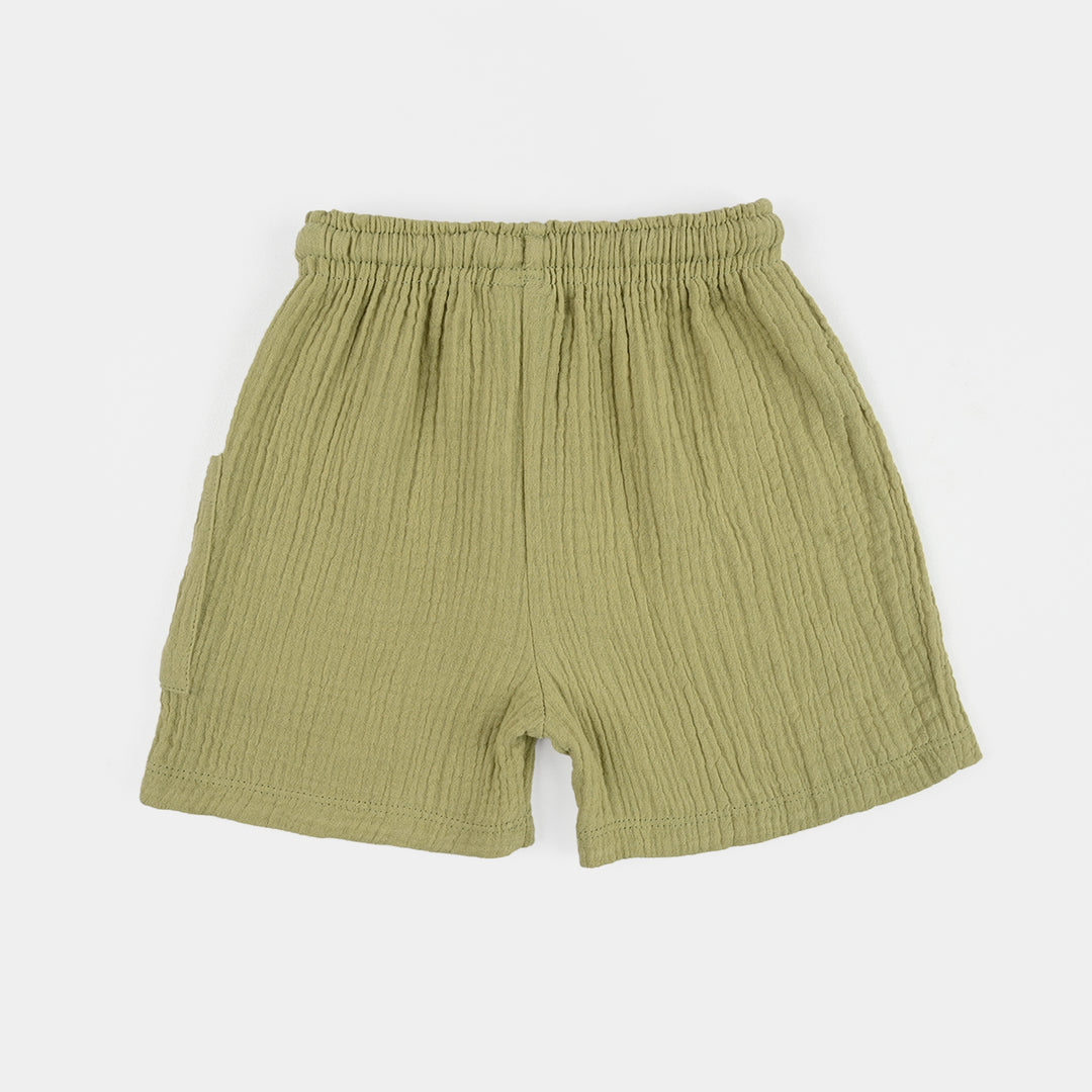 Infant Boys Knitted Suit (Splish Splash) - White/Green