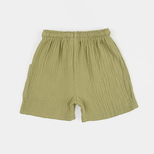 Infant Boys Knitted Suit (Splish Splash) - White/Green