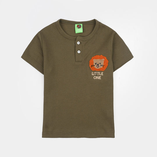 Infant Boys Thermal Knitted Suit (FLY HIGH) - Green