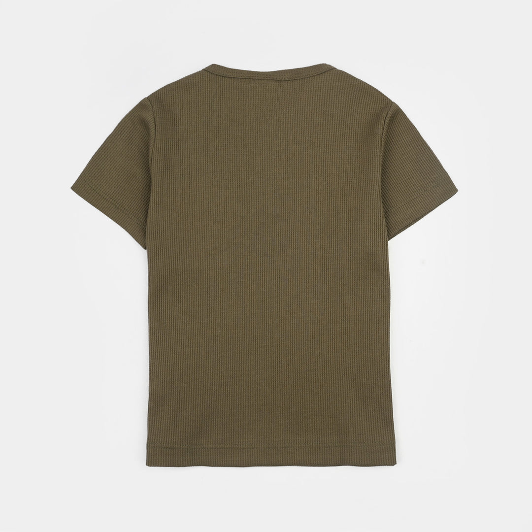 Infant Boys Thermal Knitted Suit (FLY HIGH) - Green