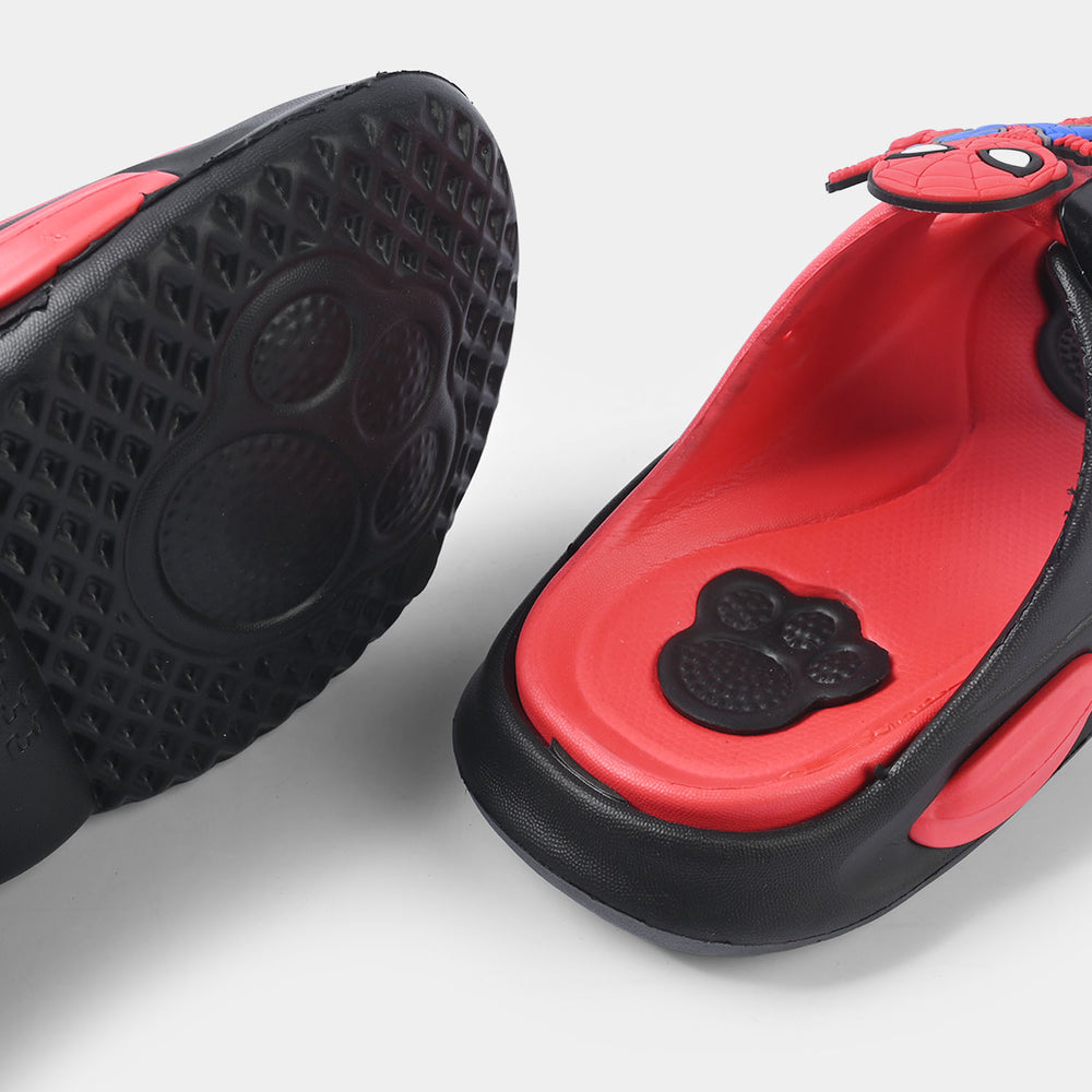 Boys Slipper A11+7-BLACK