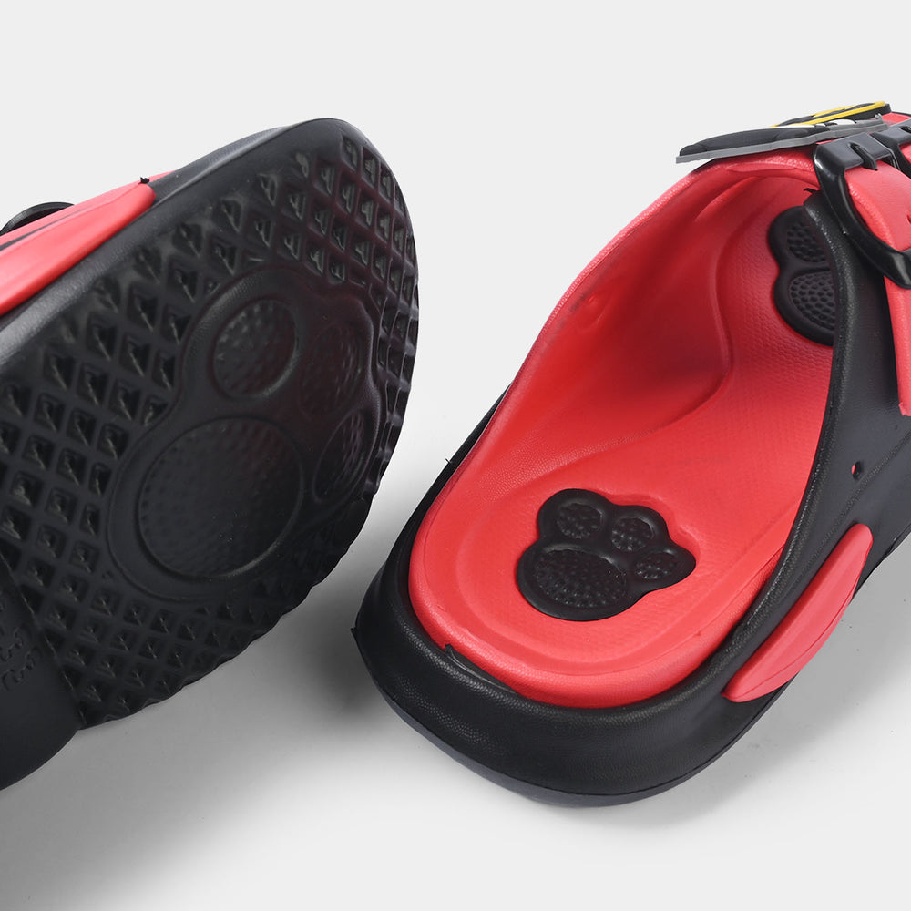 Boys Slipper A11+8-BLACK