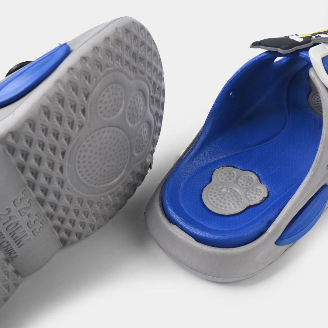 Boys Slipper A11+8-GREY