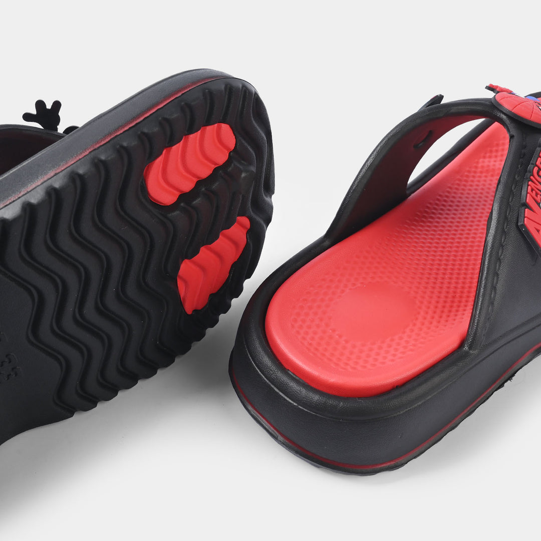 Boys Slipper A98+7-BLACK