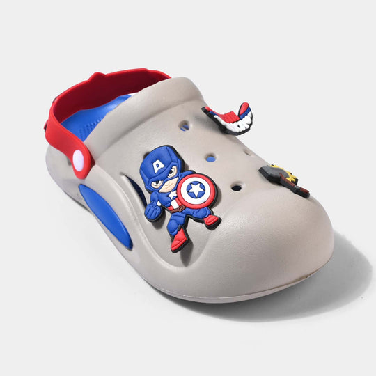 Boys Clogs 022-3-GREY