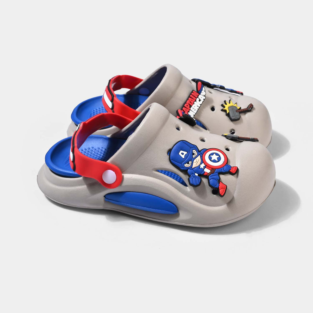 Boys Clogs 022-3-GREY