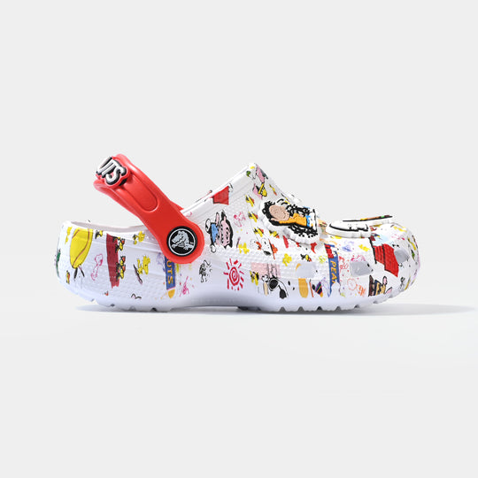 Boys Clogs 5828-27-WHITE