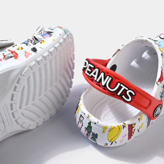 Boys Clogs 5828-27-WHITE