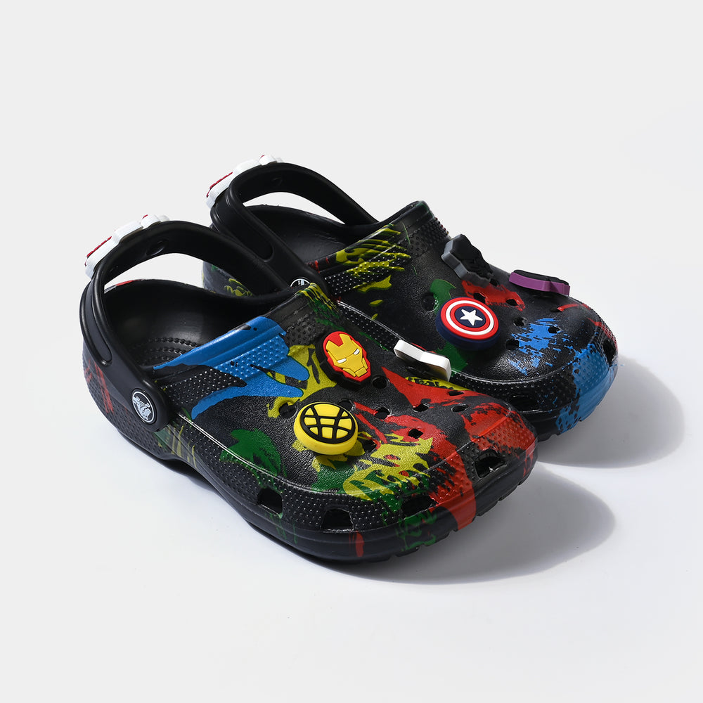 Boys Clogs 5828-19-BLACK