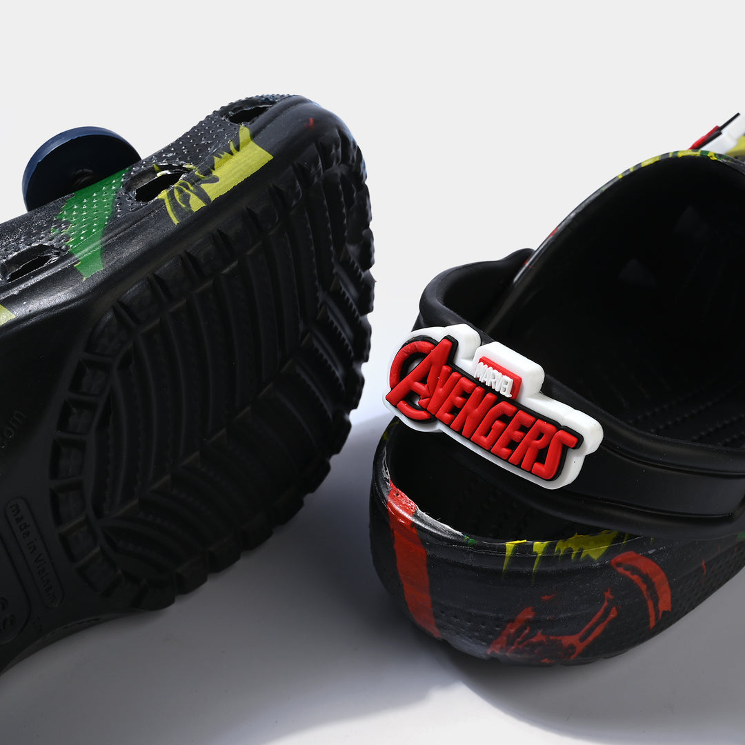 Boys Clogs 5828-19-BLACK