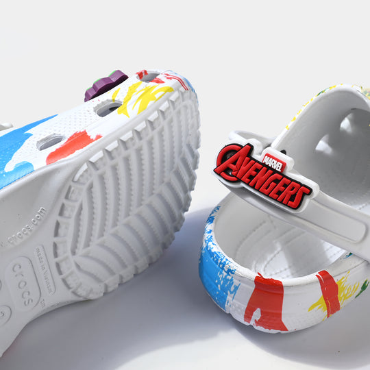 Boys Clogs 5828-19-WHITE
