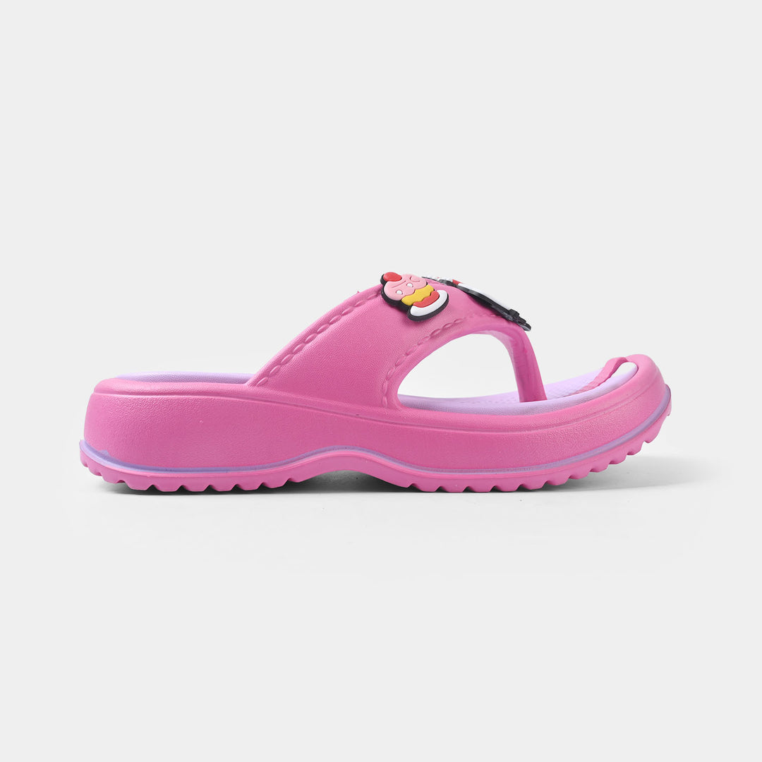 Girls Slipper A98+16-Fuchsia