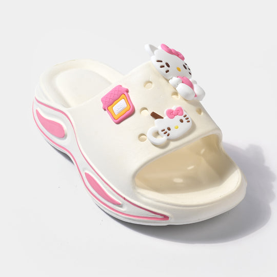 Girls Slipper 5078-2-WHITE