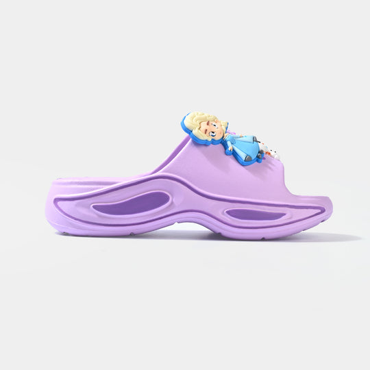 Girls Slipper 5078-3-PURPLE