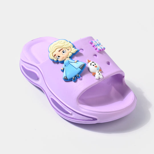 Girls Slipper 5078-3-PURPLE