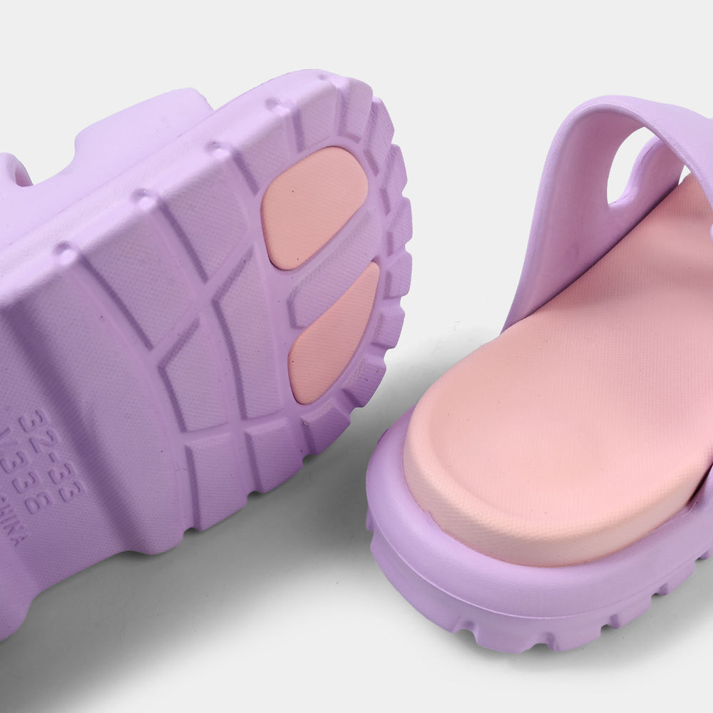 Girls Slipper V338-2-Purple