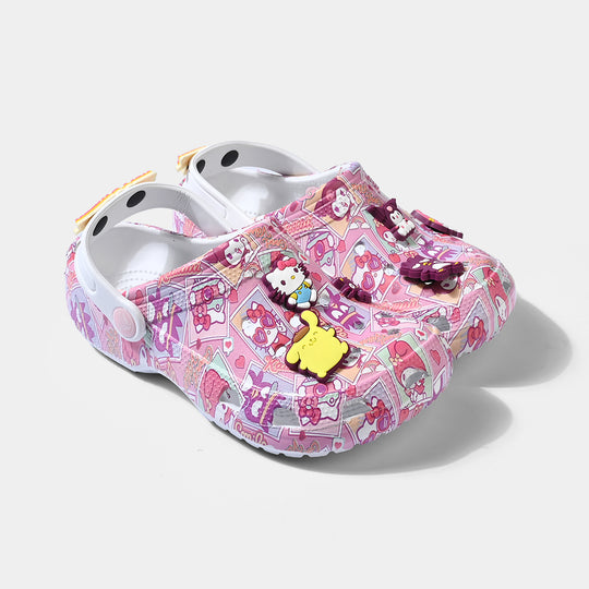 Girls Clogs 5828-20-PURPLE