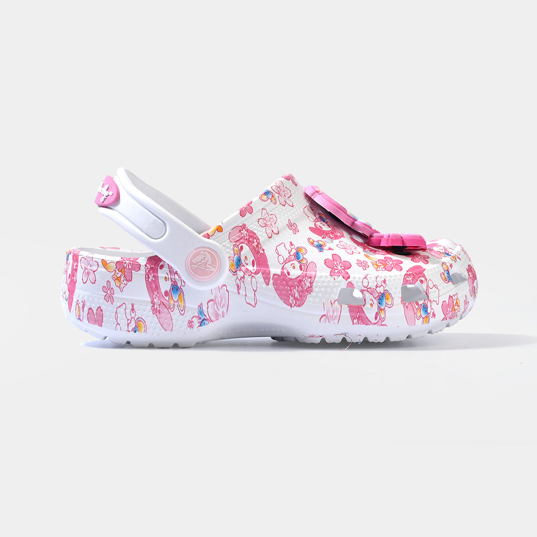 Girls Clogs 5828-47-WHITE