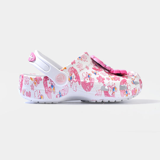 Girls Clogs 5828-47-WHITE