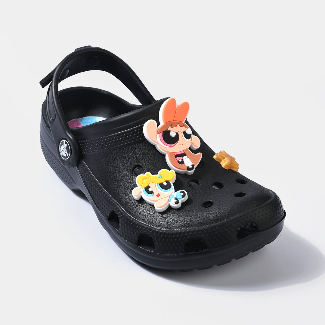 Girls Clogs 5828-158-BLACK