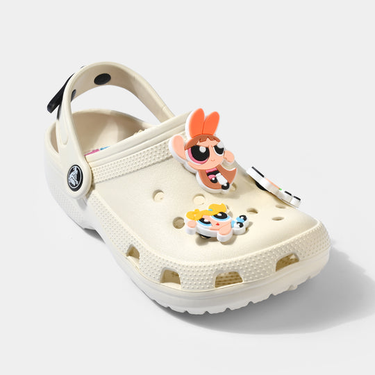 Girls Clogs 5828-158-WHITE