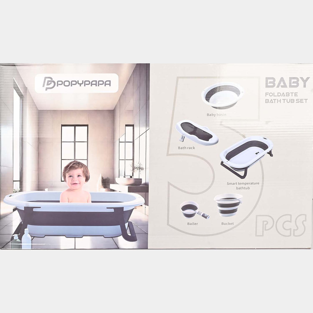 Baby Foldable Bath Tub Set