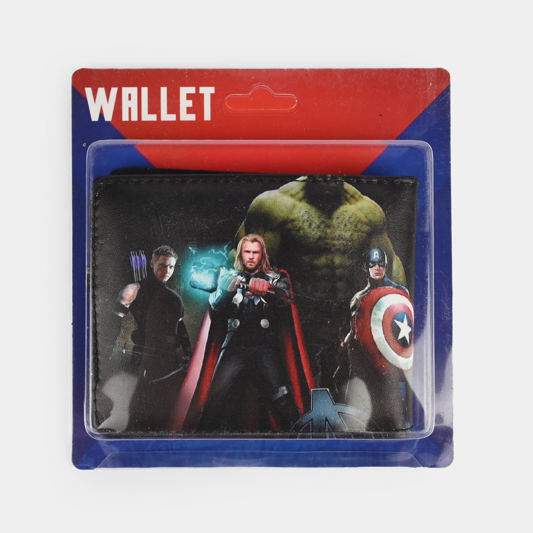 Action Hero Printed Character Wallet for Kids