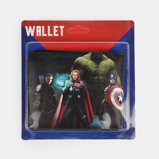 Action Hero Printed Character Wallet for Kids