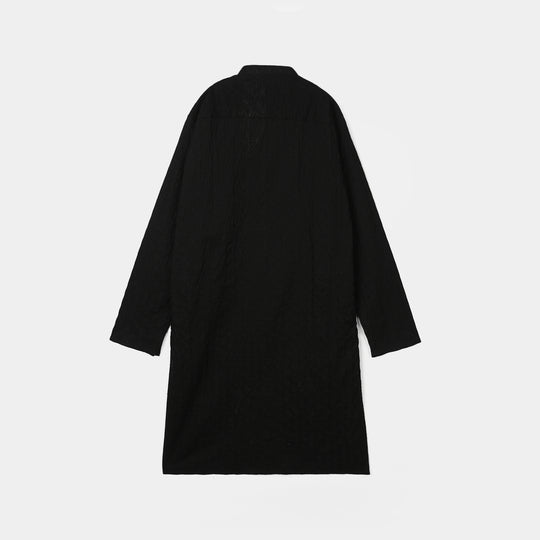 Boys Cotton Basic Kurta (Chicken) - Black