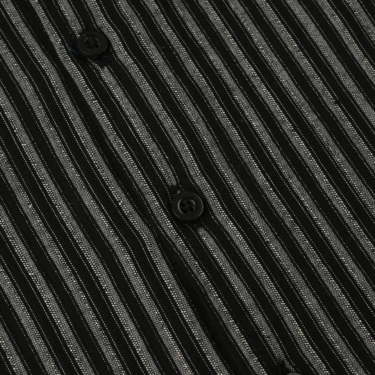 Boys Yarn dyed Casual Shirt (Resort) - Black