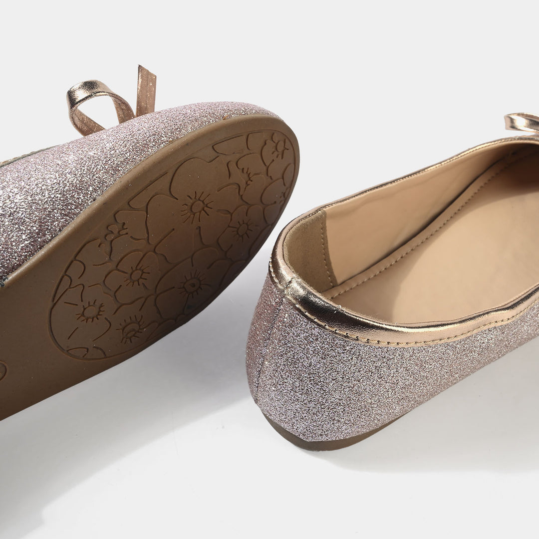 Girls Pumps AS-S02-CHAMPAGNE