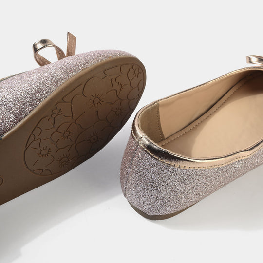 Girls Pumps AS-S02-CHAMPAGNE