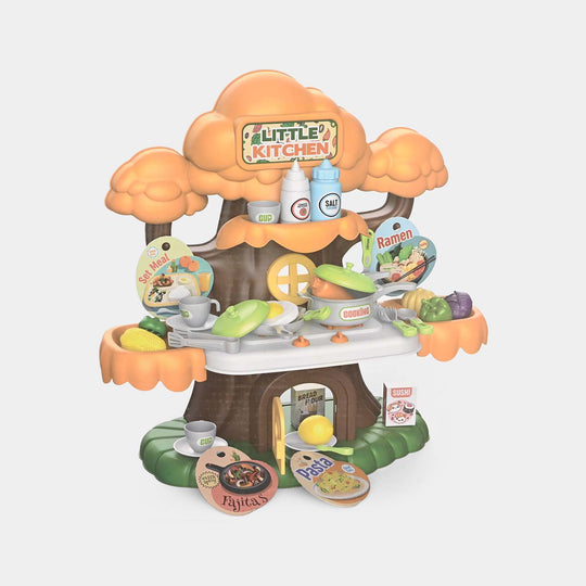 Kids Tree House Kitchen Play Set (43 Pieces)