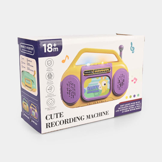 Kids Musical Toy Recording Machine Play Set