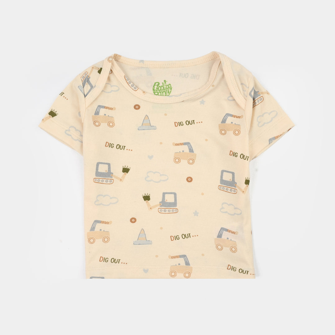 Infant Boys Bamboo Viscose Fabric 2Pcs Set