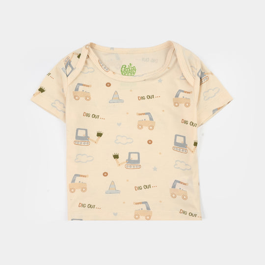 Infant Boys Bamboo Viscose Fabric 2Pcs Set