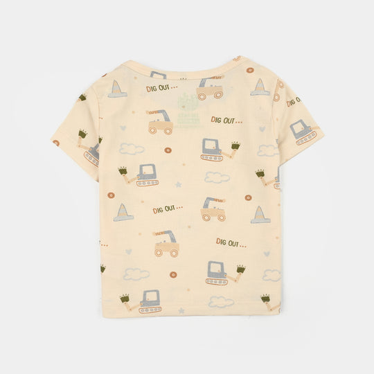 Infant Boys Bamboo Viscose Fabric 2Pcs Set