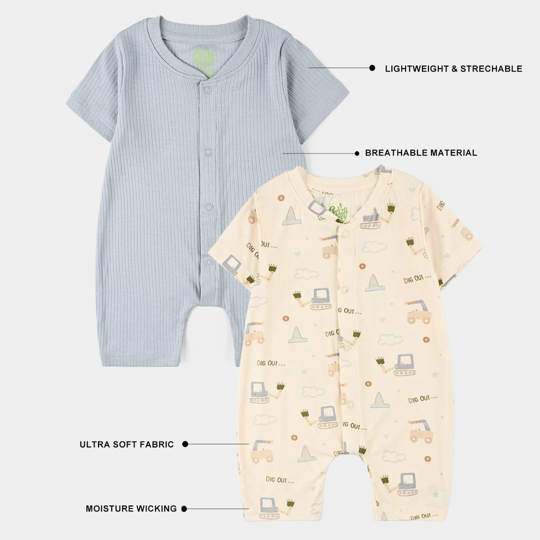 Infant Boys Bamboo Viscose Romper Set (Rider)