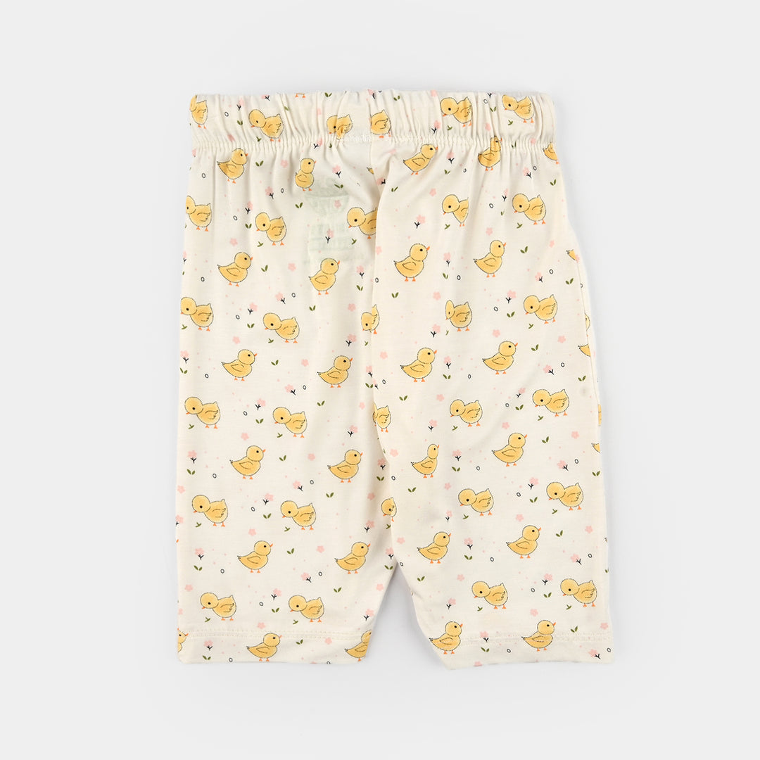 Infant Girls Bamboo Viscose Set 2 Piece (Chicks) - Multi