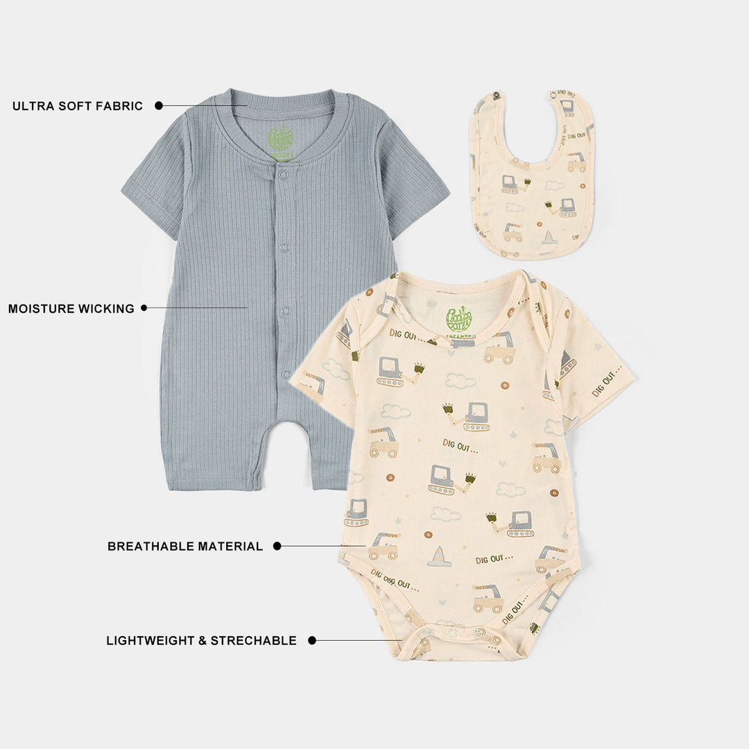Infant Boys Bamboo Viscose 3-Piece Set