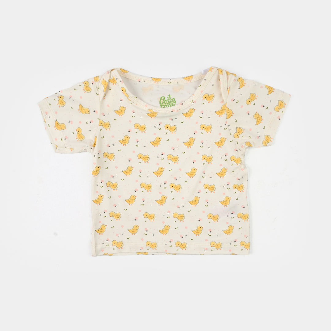Infant Unisex Bamboo Viscose 3-Piece Set (T-Shirt+Pajama+Bodysuit)