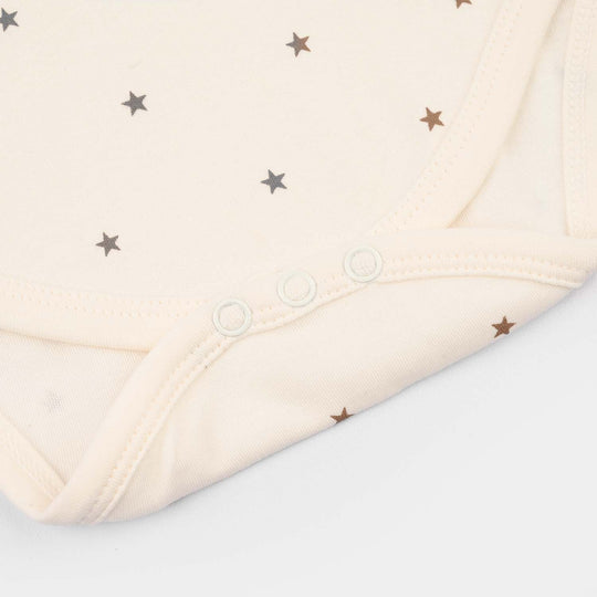 Infant Boys Cotton Interlock Romper I LOVE MY DADDY-OFF-White