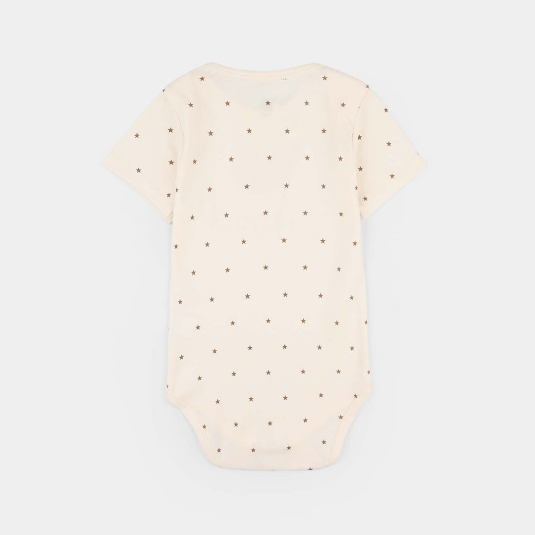 Infant Boys Cotton Interlock Romper I LOVE MY DADDY-OFF-White