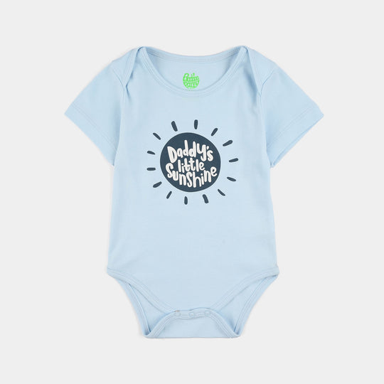 Infant Unisex Cotton Interlock Romper Daddy's Little Sunshine