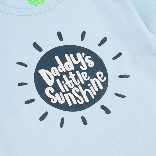 Infant Unisex Cotton Interlock Romper Daddy's Little Sunshine